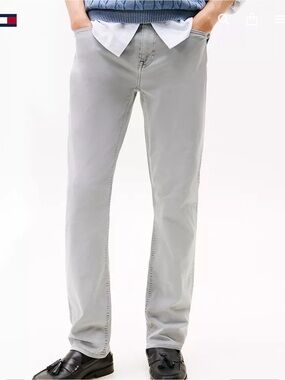 Tommy Hilfiger Men's Straight Jeans — Light Gray size 30/36